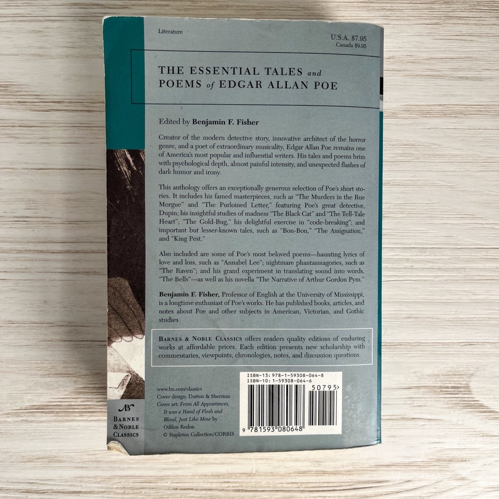 The Essential Tales & Poems of Edgar Allan Poe, Barnes & Noble Classic - Picture 2 of 3